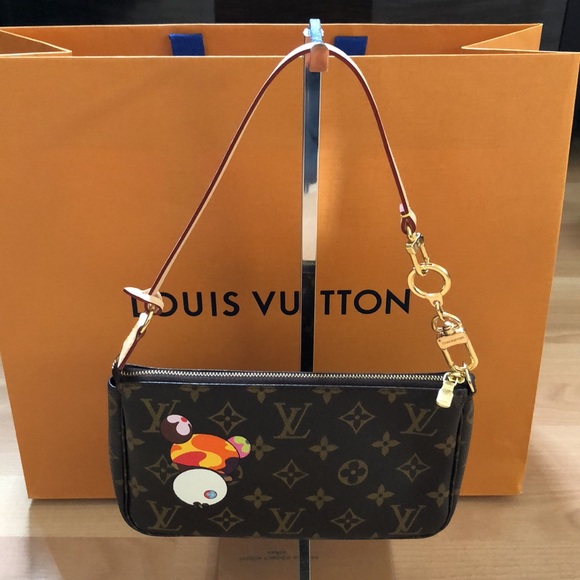 🌼🌼 AUTHENTIC 🌼🌼 Louis Vuitton Murakami Panda Pochette - Picture 2 of 16
